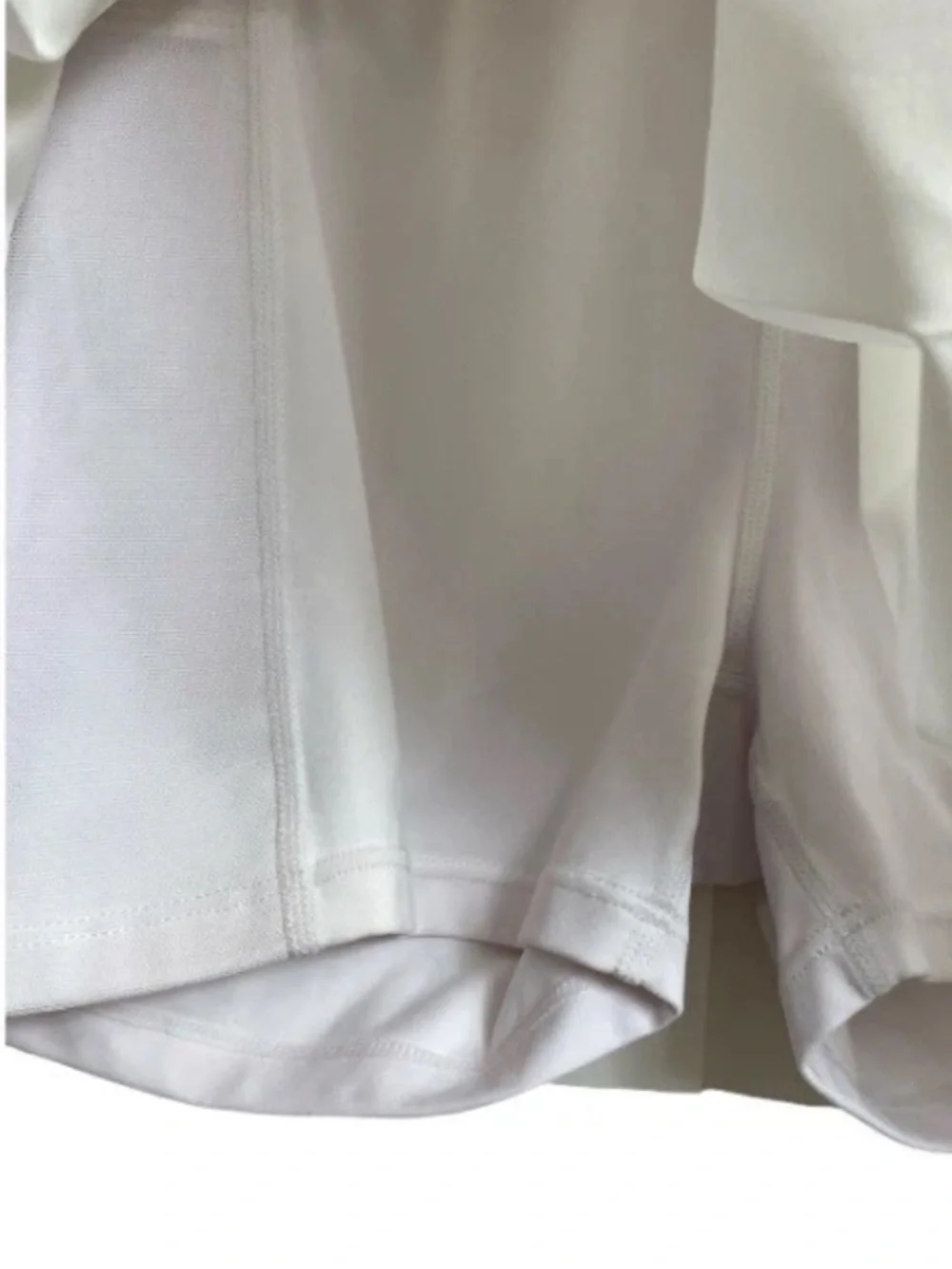 PE Nation Volley Pleated Skirt Skort White  Tennis Pickleball Anthropologie Sz M
